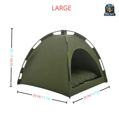 Globharb Portable Cat Tent House, Tent for Small Puppies and Kittens, Foldable Pet Tent, Cat Camping Tent, Pet Supplies for Small Dogs & Cats, Home Pet Supplies for Cats, Pet Products