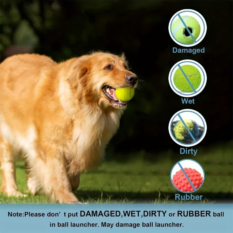 9 Modes Automatic Ball Thrower for Dogs, Indoor/Outdoor Small Dog Ball Launcher with Free 6 PCS Balls, Work 4~5 Hours on Full Charge Three-Speed Control Interactive Dog Fetch Machine Toy for Small Dogs