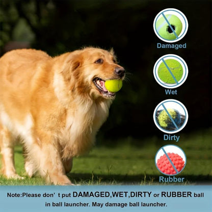 9 Modes Automatic Ball Thrower for Dogs, Indoor/Outdoor Small Dog Ball Launcher with Free 6 PCS Balls, Work 4~5 Hours on Full Charge Three-Speed Control Interactive Dog Fetch Machine Toy for Small Dogs