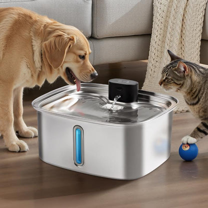 Vacqueen Smart Automatic Cat Feeder for 3 Cats, Strong Anti-Jam System, Dual-Effect Desiccant Cat Food Dispenser, 6L Pet Feeder with 10S Voice Recorder for Cats and Small Dog