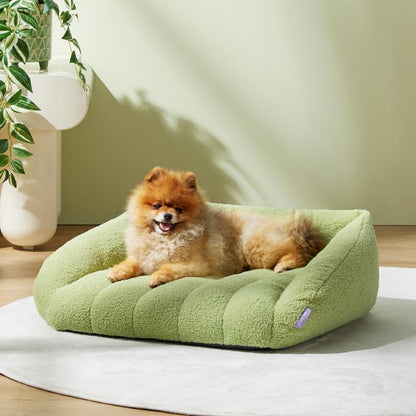 Lesure Orthopedic Dog Bed Sofa for Dogs & Cats - Waterproof Dog Couch with Removable Washable Cover, Cute Aesthetic Pet Sofa Couch with Egg Crate Foam