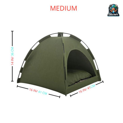 Globharb Portable Cat Tent House, Tent for Small Puppies and Kittens, Foldable Pet Tent, Cat Camping Tent, Pet Supplies for Small Dogs & Cats, Home Pet Supplies for Cats, Pet Products