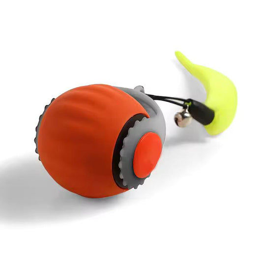 Powerful Adjustable Speed Automatic Cat Teasing Ball, Durable and Eco-Friendly, Made from ABS and Silicone for Endless Pet Fun and Engagement