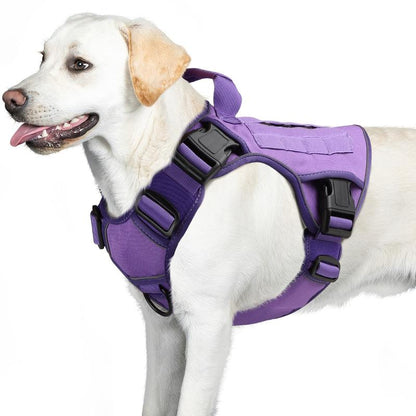 Adjustable Training Pet Vest, Durable Reflective Tactical Dog Harness, Easy to Control, No Pull Pet Harness for Large Dogs, Dog Supplies, Pet Products, Dog Accessories, Christmas Gift