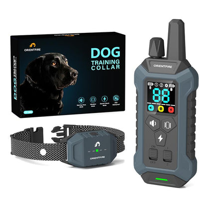 ORIENTFIRE Dog Training Collar with Remote Control, 3300 FT/4200 FT Model Remote Range, 3 Modes, IPX7 Waterproof for Small to Medium Dogs Rechargeable