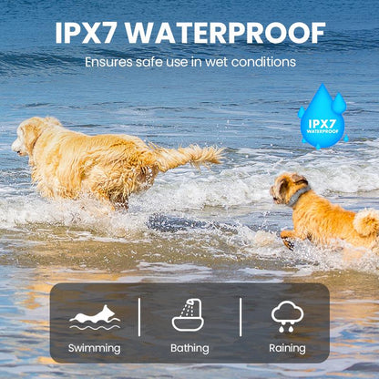 ORIENTFIRE Dog Training Collar with Remote Control, 3300 FT/4200 FT Model Remote Range, 3 Modes, IPX7 Waterproof for Small to Medium Dogs Rechargeable